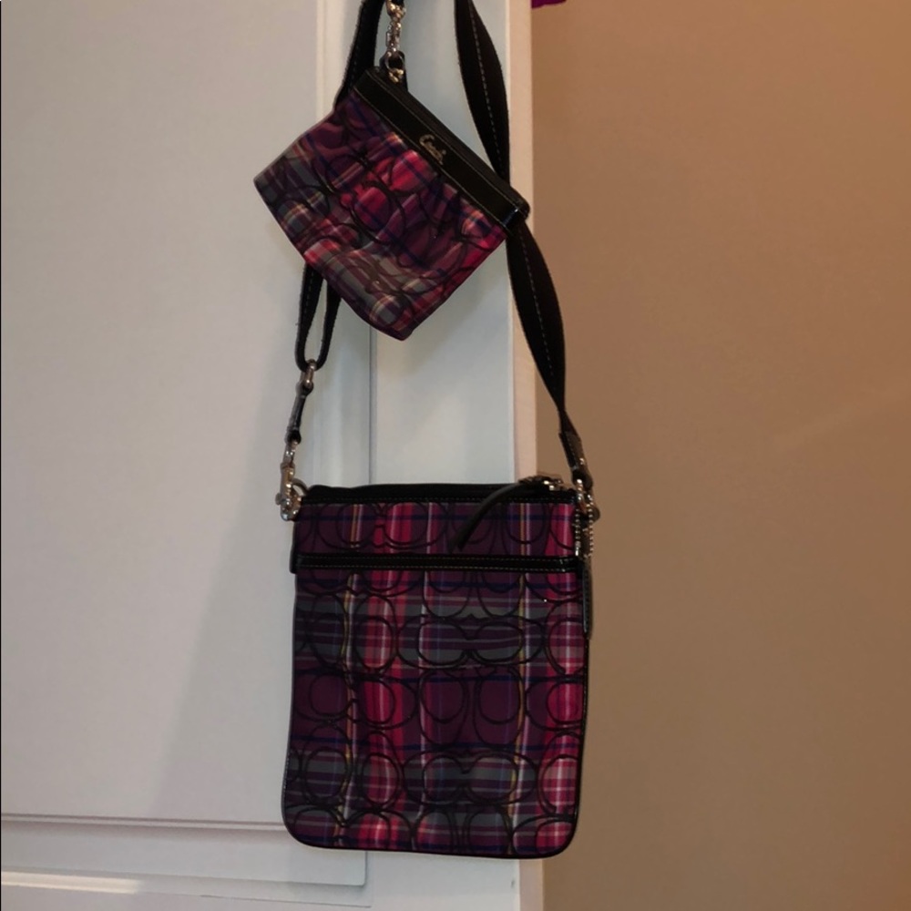 Coach Purse and Matching Wristlet